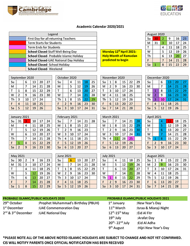 calendar